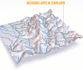 3d view of Zanjón Aguablanca